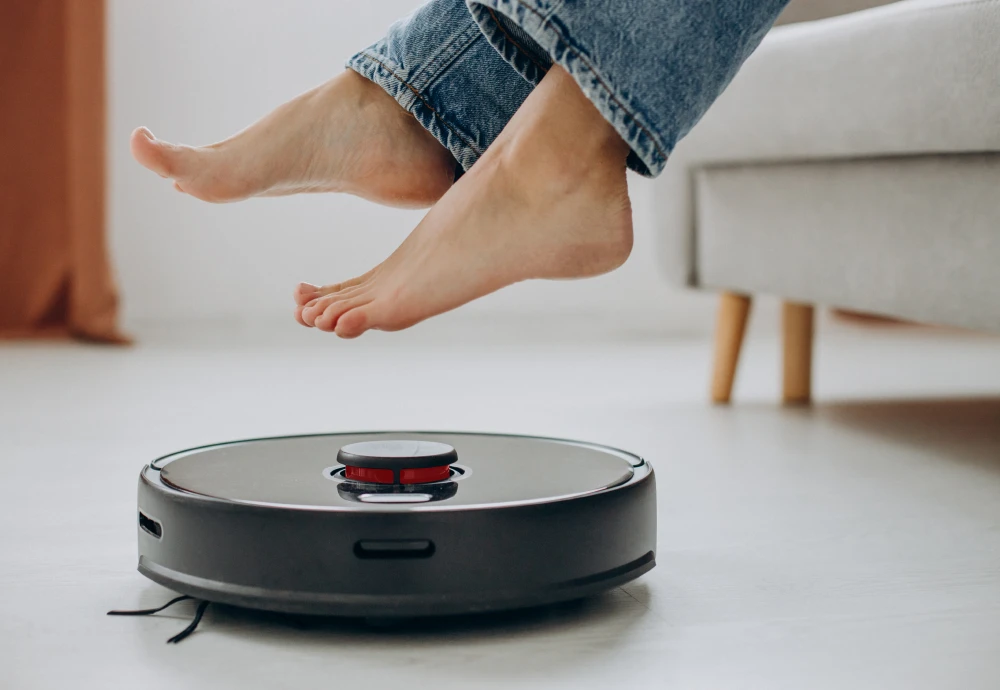 robotic vacuum cleaner self emptying